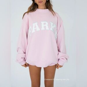 Parke Birthday Varsity Mockneck in Sprinkle/White
